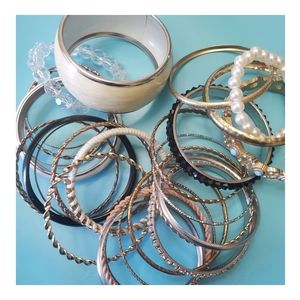 Mix of Bangles and Bracelets